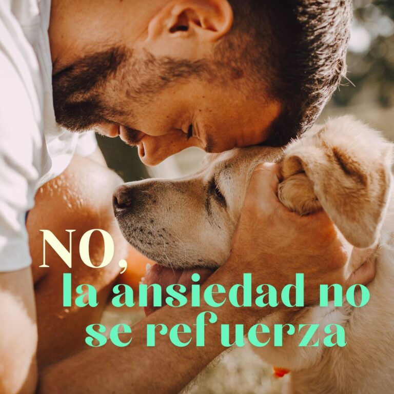 La ansiedad no se refuerza